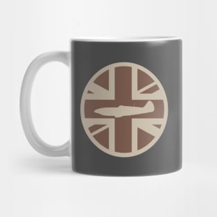 Supermarine Spitfire Union Jack Desert Patch Mug